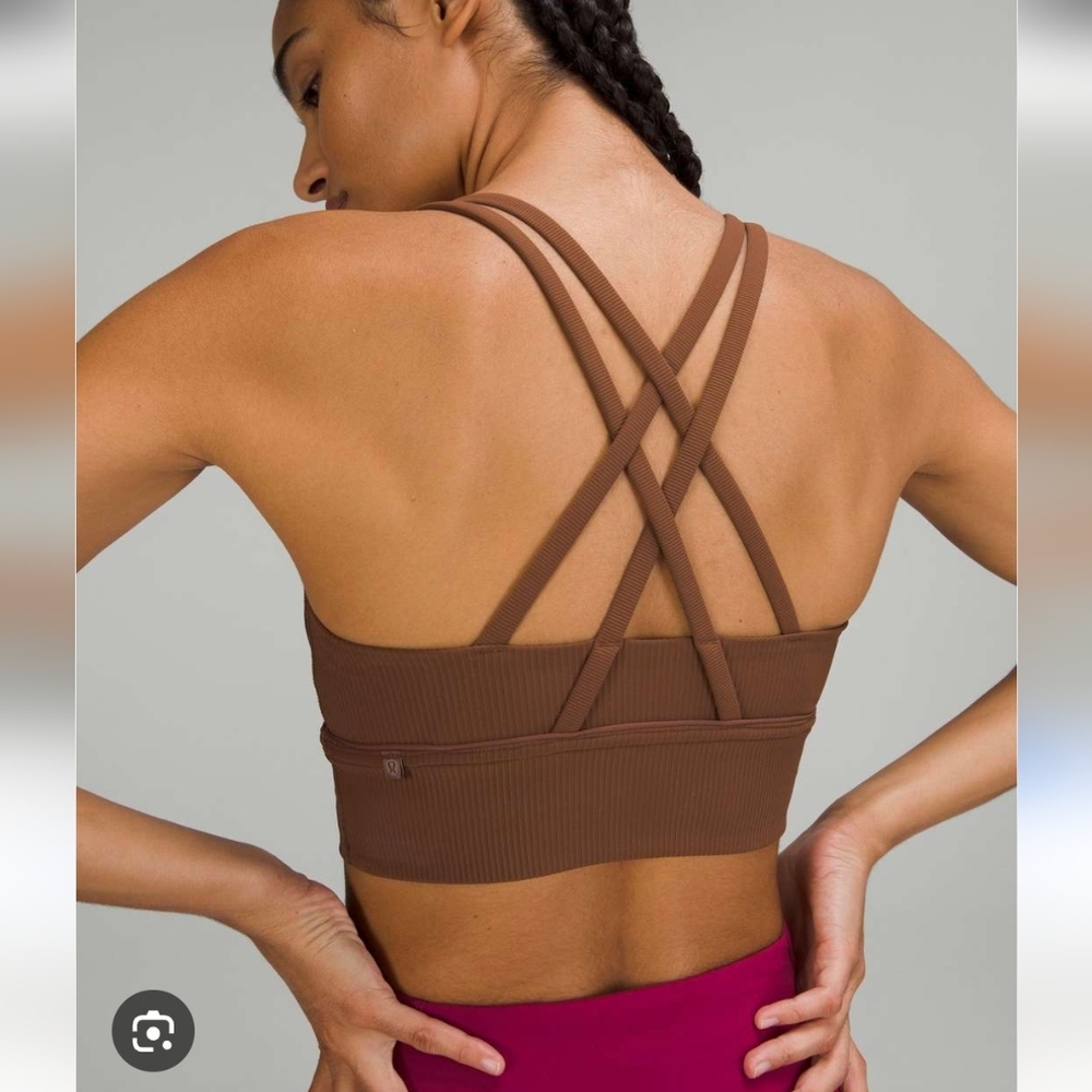 Lululemon Dusty Pink Sports Bra with Cross Back..SIZE:4